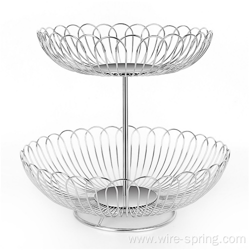 Multipurpose stainless steel creative fruit basket